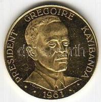 Ruanda 1965 10Fr arany 3gr T:PP R! Aranyárban !