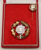 DN. "Kiváló Szövetkezeti Munkáért" kitüntetés kitűzővel, dísztokban T:1