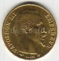Franciaország 1856 20Fr "Napóleon" arany 6,4516gr T:2 Aranyárban !