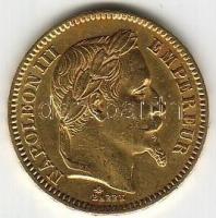 Franciaország 1862 20Fr "Napóleon" arany 6,4516gr T:2 Aranyárban !