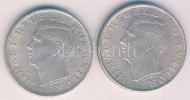 Románia 1944. 500L Ag (2x) T:3