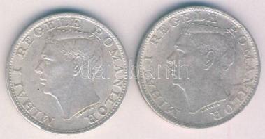 Románia 1944. 500L Ag (2x) T:3 ph