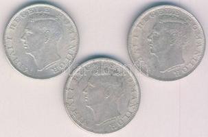 Románia 1944. 500L Ag (3x) T:3 ph