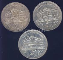 1992. 200Ft Ag "MNB" (3x) T:2,2- ph