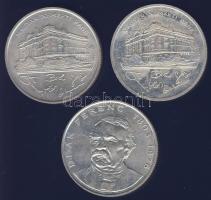 1992-94. 200Ft Ag "MNB,Deák" (3x) T:2,2-