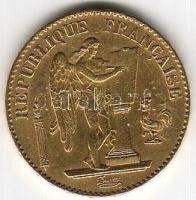 Franciaország 1893 20Fr arany 6,4516gr T:2 Aranyárban !