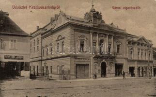 Kézdivásárhely Hotel Jancsó with the shops of János Szotyori, Gyula Rézer and József Kupán