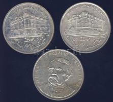 1992-94. 200Ft Ag "MNB,Deák" (3x) T:2,2-