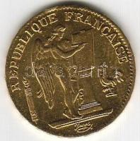 Franciaország 1897 20Fr arany 6,4516gr T:2 Aranyárban !