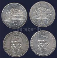 1992-95. 200Ft Ag "MNB,Deák" (4x) T:2,2-