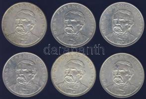 1994. 200Ft Ag "Deák" (6x) T:2,2-,3