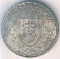 Szlovákia 1944. 50K Ag "5. Függetlenségi évforduló" T:2