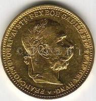 Ausztria 1892 20K arany 6,775gr T:2 Aranyárban !
