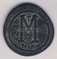 Bizánci Birodalom / Nikomédia / I. JUSTINIANUS ~538-539. "D N IVSTINIANVS P P AVG / M ANNO XII NIK" Follis (18.2g) T:2