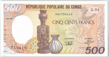 Kongói Demokratikus Köztársaság 1991. 500Fr T:I