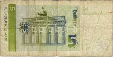 NSZK 1991 5DM T:II/III