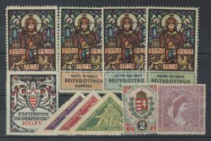 1925-1944 10 db II. világháború előtti levélzáró