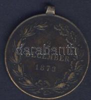 Ausztria 1873. December 2. "Ferenc József" Br katonai érdemérem T:2 ph