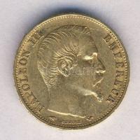 Franciaország/II.Császárság/III.Napóleon 1860A 20Fr Au 6,45g T:2+ apró ph