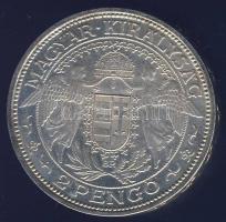 1938. 2P Ag "Madonna" T:2/2- patina