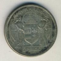1930. 5P Ag "Horthy jobbra" T:3