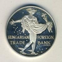 1990. "MKB" Ag emlékérem (36g) T:exPP Díszdobozban!