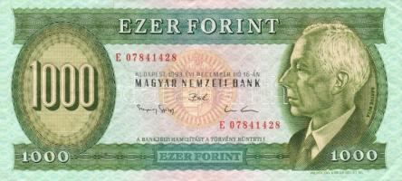 1993 1000Ft "E" betűjellel 2db T:II