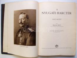 ~1920 A nagy háború írásban és képben I-VI., Atheneum Kiadó, Bp., a VII. kötet hiányzik, kiadói domb...