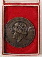 1942. "Vitéz Gróf Takách-Tolvay József a Magyar Tűzharcos Szövetség Országos Elnöke" Br emlékérem szign.:Törzsök K.