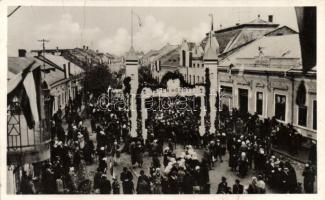 Tiszaújlak entry of the Hungarian troops (fa)