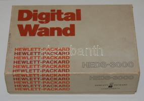 Hewlett-Packard vonalkódolvasó a 70-es évekből eredeti dobozában, leírással
