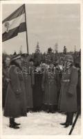 Uzsok meeting of Hungarian and Polish troops by the new borders, 1939 photo