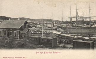 Lillesand quay railway station