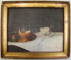cca 1920 Jelzés nélkül: Csendélet, olaj-fa, keretben 31x39 cm