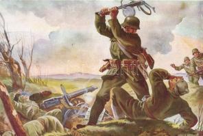 Military WWII, Sgt. Antal in battle s: gönczi gebhardt So.stpl