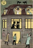 Salon Riehl humour litho