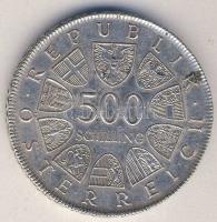 Ausztria 1980. 500Sch Ag "Mária Terézia" T:2+