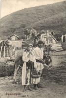 Transylvanian gypsy couple
