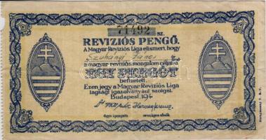 194... "Revíziós" pengő T:II