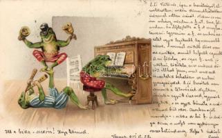 Frog band litho (fl)