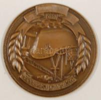 1835. "Magyar Hajó és Darugyár" Br emlékplakett (d=60mm) T:1 ph.