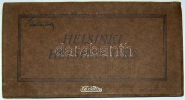 cca 1940 Helsinki 10 lapos leporelló-füzet / hooklet with 10 pictures 22x12cm