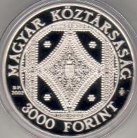 2002 "...Széchenyi könyvtár..." 3000Ft ezüst, díszdobozban T:PP RR!! Csak 3000db!!