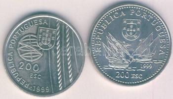 Portugália 1999. 200Esc "Duarte Pacheco Pereira" T:1- apró ph. + 200Esc "Halál a teng...