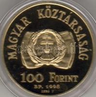 1998 "1848-49. évi forradalom" 2000Ft ezüst + 100Ft, díszdobozban T:PP