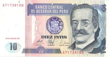 Nicaragua 1991. 1c (3x) + 25c (3x) T:I + Olaszország 1982. 1000L (2x) + 1992. 1000L T:II,III + Törökország 1993. 500.000L (2x) T:III + Peru 5 db klf modern bankjegy T:I,I- gyári hibával (lyuk)