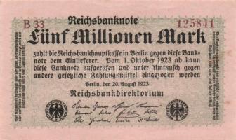 Német Birodalom/Császárság/Augsburg 1918.10.15. 5M, 10M hivatalos érvénytelenítéssel T:I,I- + Német ...