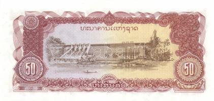 Kína 7db (6klf) modern bankjegy T:I + Laosz 7db (5klf) modern bankjegy T:I