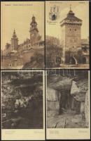 8 db régi lengyel városképes lap / 8 Polish town-view postcards