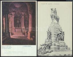 8 db régi lengyel városképes lap / 8 Polish town-view postcards